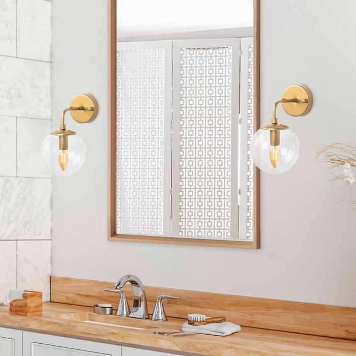 Opviq Horn - 12216 Lámpara de pared dorada
